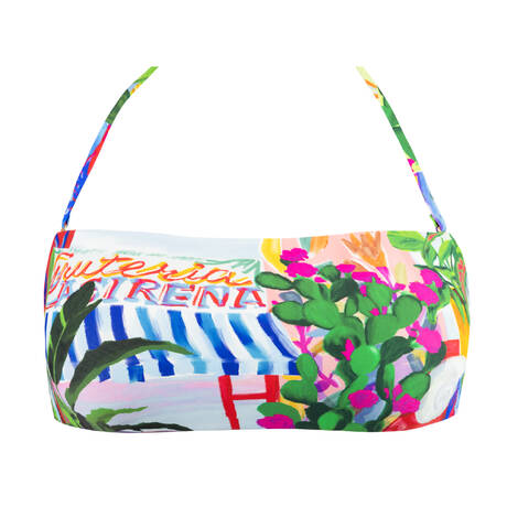 SEAFOLLY Bandeau bikini top La Boca Sapphire