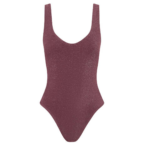 BOND-EYE Wireless One-piece swimsuit Madison Cali Amarena Lurex Micro