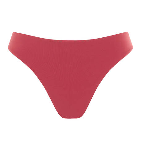 BOND-EYE Reversible high leg bikini bottom Crista Callao Sienna / Scarlet