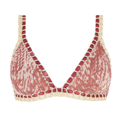 SORAYA Triangle bikini top Anna Iris Imprimé Iris