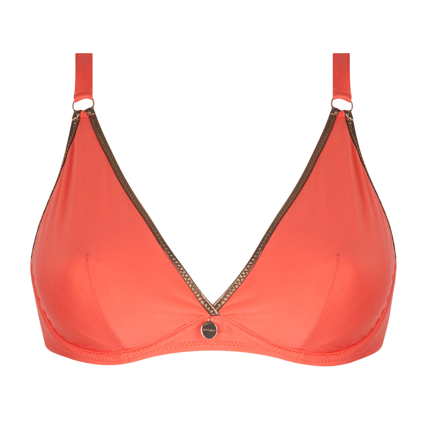 Plus-size triangle bikini top Antigel La Smartissime