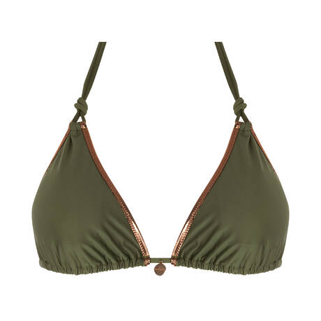 ANTIGEL Triangel-Bikini-Top La Smartissime Kaki Bronze