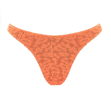 BOND-EYE Bas de maillot de bain tanga taille haute Christy Belem Amber Leopard