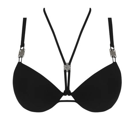 LISE CHARMEL Haut de maillot de bain coques Éclat d'Argent Black Argent