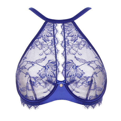 PRELUDE Lace Bustier Pearl Blue