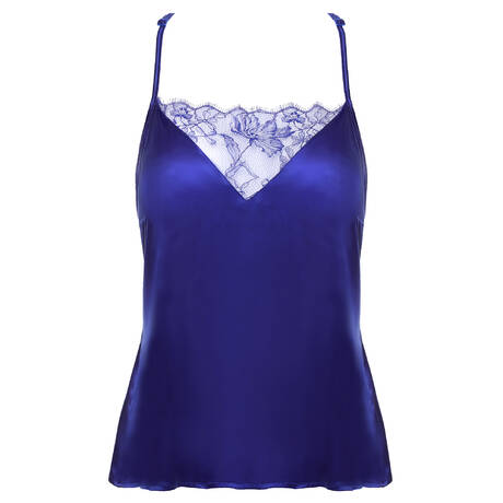 PRELUDE Satin Camisole Pearl Blue