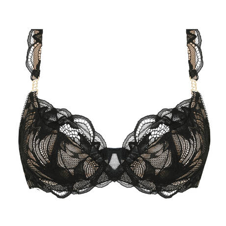 GOSSARD Lace Full-cup bra Lace Soirée Black