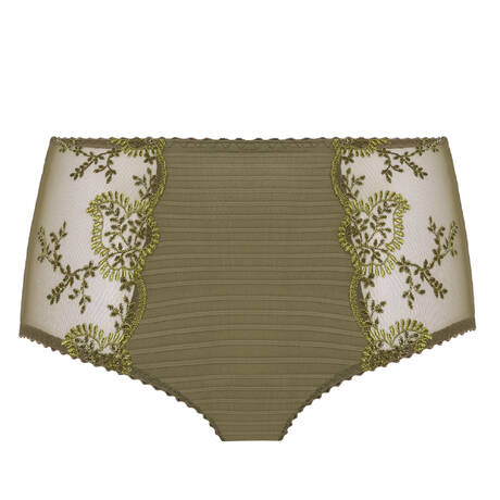 LOUISA BRACQ Culotte haute Élise Olive