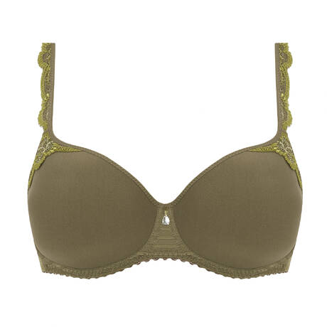 LOUISA BRACQ T-shirt bra Élise Olive