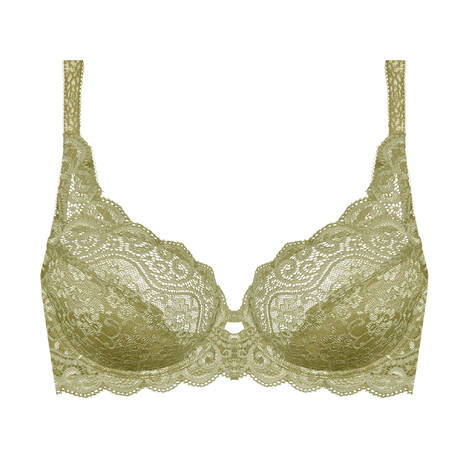 TRIUMPH Underwire bra lace Amourette Olive Gold