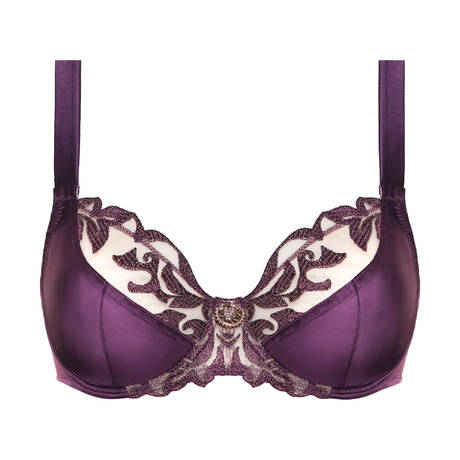 PRELUDE Soutien-gorge emboitant en satin Venus Violet