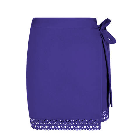 LISE CHARMEL Beach sarong skirt Ajourage Couture Ajourage Outremer