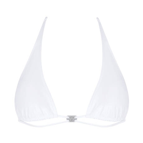 LISE CHARMEL Haut de maillot de bain triangle Éclat d'Argent White Argent