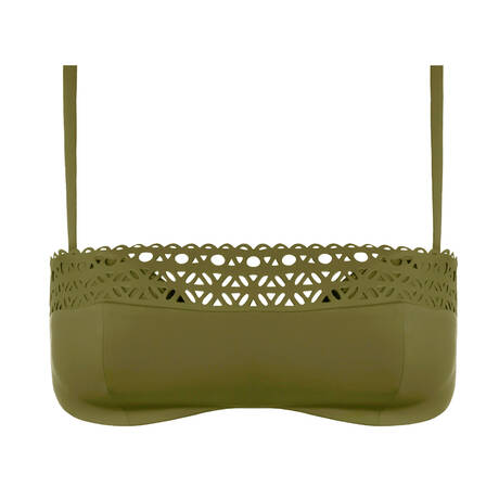 LISE CHARMEL Haut de maillot de bain bandeau coques Ajourage Couture Ajourage Avocat