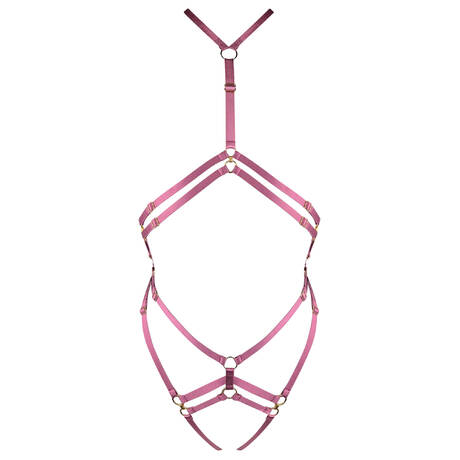 BORDELLE Harness bodysuit Melusina Raspberry