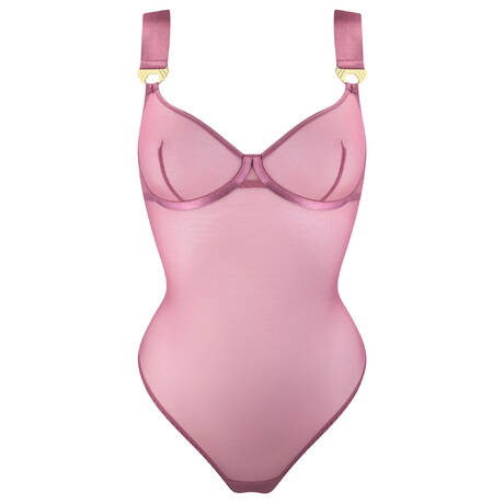 BORDELLE Thong bodysuit Melusina Raspberry