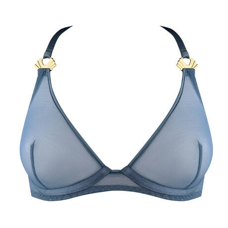 BORDELLE Triangle bra Melusina Denim