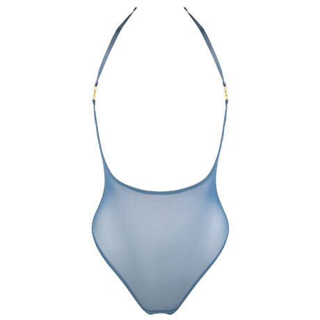 BORDELLE Open bodysuit Melusina Denim