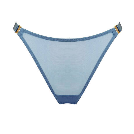 BORDELLE Openable thong Melusina Denim