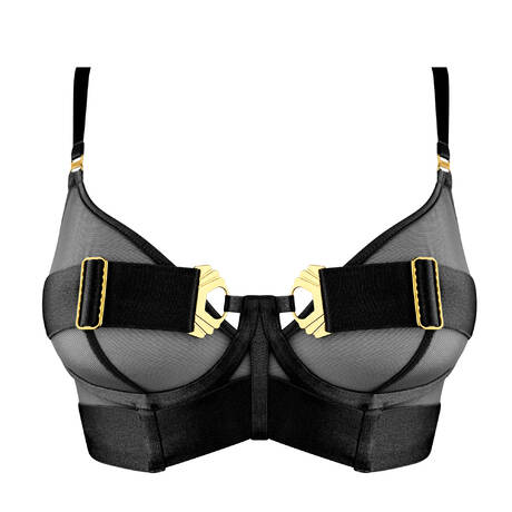 BORDELLE Bustier Melusina Black