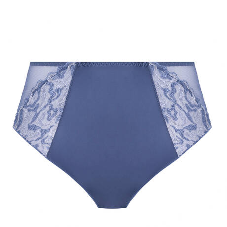 LOUISA BRACQ High-waisted panty Electric Waves Blue Jeans