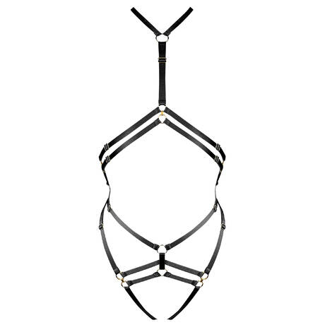 BORDELLE Body Harness Melusina Schwarz