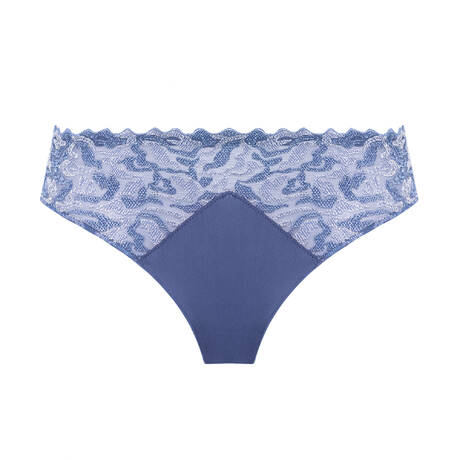 LOUISA BRACQ Slips Electric Waves Blue Jeans