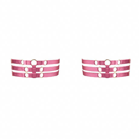 BORDELLE Garters Melusina Siren Raspberry