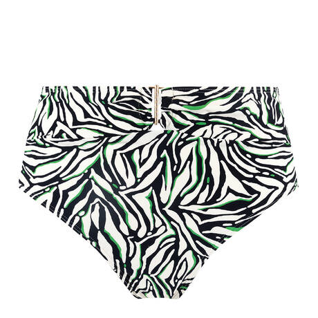 AUBADE High-waisted bikini bottom Tropical Splash Wild Stripes