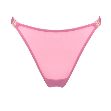 BORDELLE Openable thong Melusina Raspberry