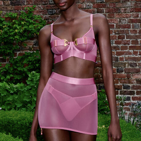 3 pieces set BORDELLE Melusina Raspberry