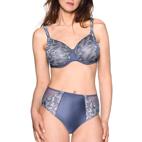 2 pieces set LOUISA BRACQ Electric Waves Blue Jeans