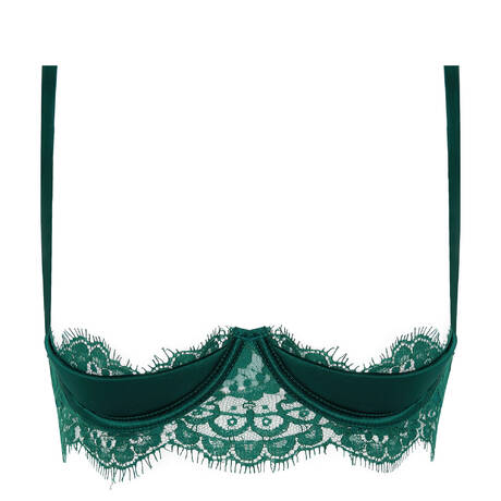 COCO DE MER Soutien-gorge ouvert en dentelle Avani Teal