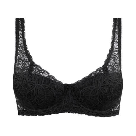 TRIUMPH Lace Padded balconette bra Amourette Graphic Black