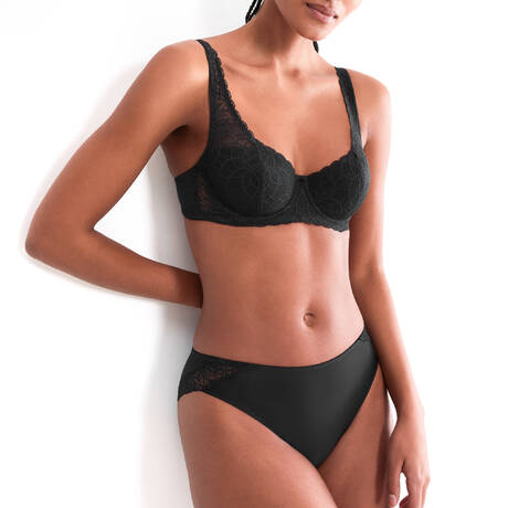 2 pieces set TRIUMPH Amourette Graphic Black