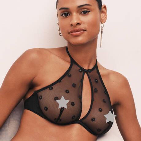 MARIE JO Longline-BH Daisy Schwarz
