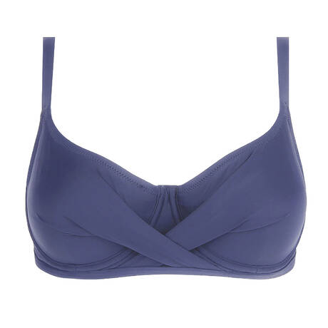 ANTIGEL Demi-cup fitting bikini top La Chiquissima Mer Marine