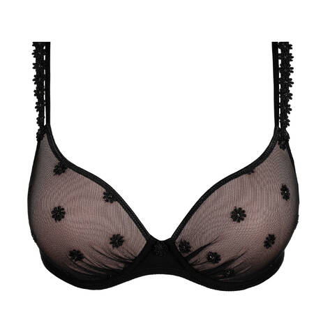 MARIE JO Heart-shaped padded bra Daisy Black