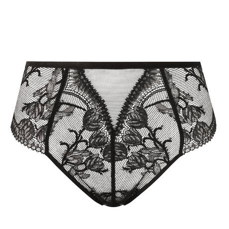 GOSSARD Culotte haute en dentelle VIP Belle de Nuit Noir