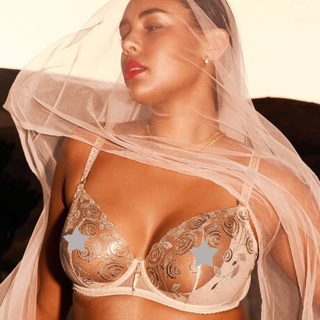 GOSSARD Underwire bra VIP Fleur d'Or Gold