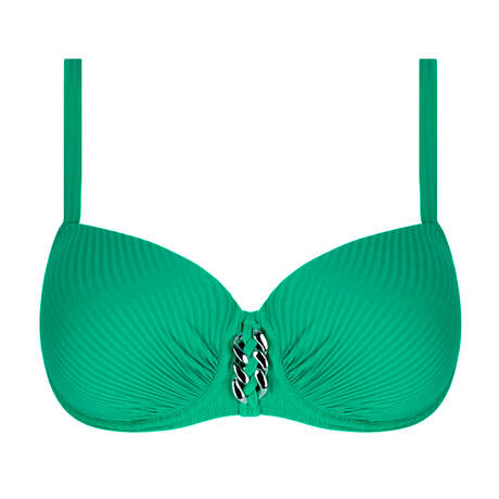 ANTIGEL Plus-size padded bikini top La Stricto Chic Stricto Vert