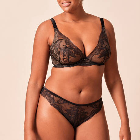 2 pieces set GOSSARD VIP Belle de Nuit Black