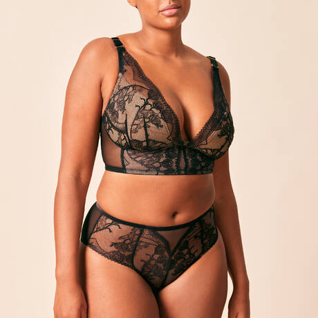 2 pieces set GOSSARD VIP Belle de Nuit Black