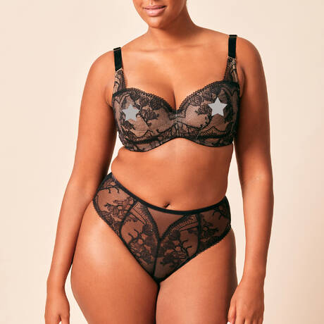 Ensemble 2 pièces Gossard VIP Belle de Nuit Noir