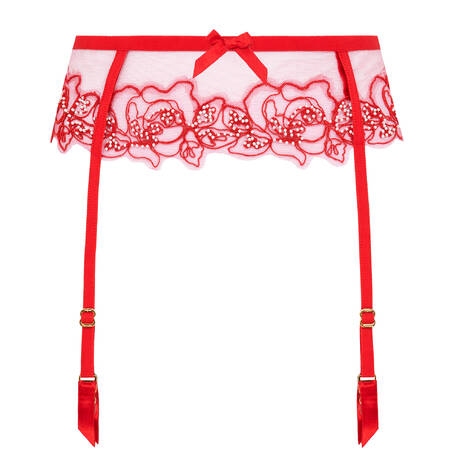 AGENT PROVOCATEUR Strapsgürtel Lindie Red/Red