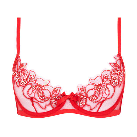 AGENT PROVOCATEUR Halbschalen-BH Lindie Red/Red