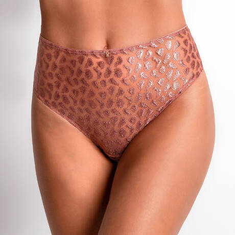 AUBADE High-waisted tanga Crazy in Love Warm Pink
