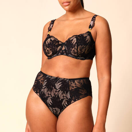 2 pieces set GOSSARD Lace Soirée Black