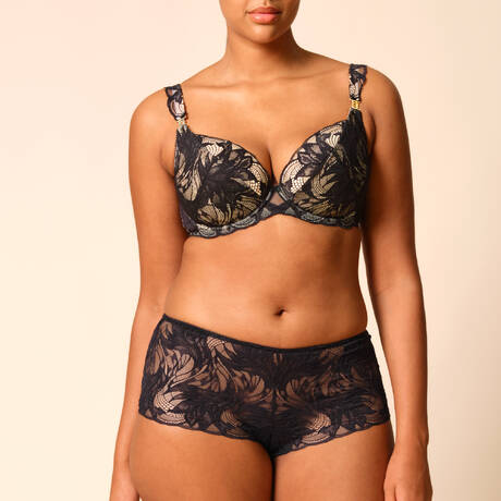 2 pieces set GOSSARD Lace Soirée Black
