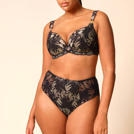 2 pieces set GOSSARD Lace Soirée Black